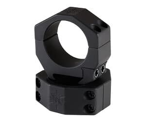 Seekins Precision 35mm Low Scope Rings matte black 7075-T6 aluminum