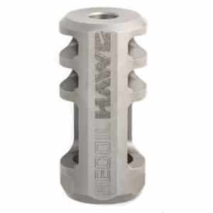 BRO RECOIL HAWG MUZZLE BRAKE SILVER