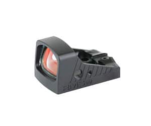 Shield Sights RMSW GL 8 MOA red dot reflex sight in black with glass lens, waterproof