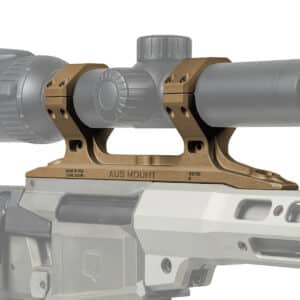 Q LLC The Fix 30mm AUS mount scope rings in FDE, anodized aluminum