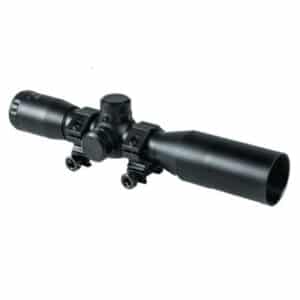 Keystone Sporting Arms KSA AIM 4x32 scope with sunshade and included rings