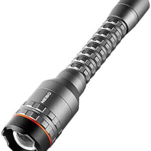NEBO Davinci 5000L flashlight in gray, USB-C rechargeable, up to 5000 lumens