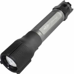 LB Marketing Zephyr-R gray rechargeable flashlight 450/1,500 lumens with 18650 battery