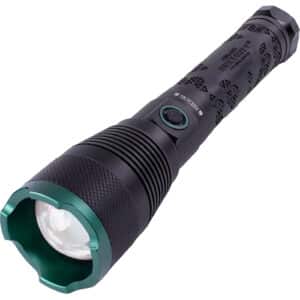 LB Marketing PSF 97847 Skylar 10000-lumen rechargeable flashlight with power bank, black