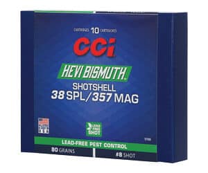 CCI Hevi-Bismuth 38/357 Bismuth Shotshell 80gr #8 (10rd)