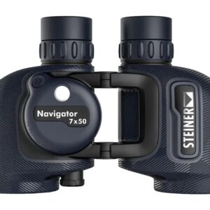 Steiner 2343 7x50 Navigator open-hinge binoculars with compass
