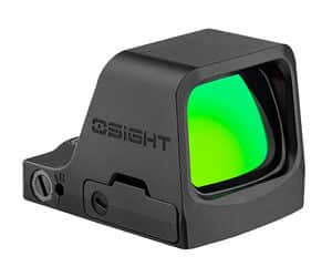 OSIGHT C reflex sight, black, green 3 MOA dot with 32 MOA circle, RMR footprint