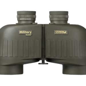 Steiner 2663 M1050 10x50 LPF binoculars, OD green Makrolon housing with rubber armor and SUMR ranging reticle