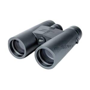 ZeroTech Vengance ED 8x42 binoculars in black, angled view