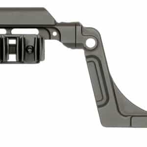 Midwest Industries MI Bounty Hunter BFR brace black anodized 6061 aluminum with polymer grip panels