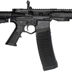 ATI Alpha Maxx 5.56 NATO pistol, 7.5 inch threaded barrel, matte black, with 60-round magazine