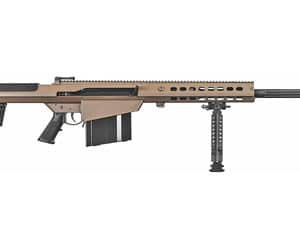 Barrett M107A1 .50 BMG 20 inch FDE Cerakote semi-automatic rifle with fluted barrel