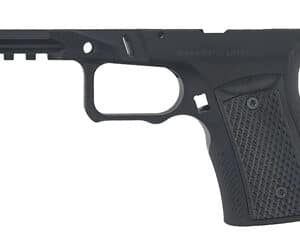 Sharps Bros Ruger RXM grip module, black, aluminum body with interchangeable panels