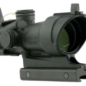 Trijicon 100091 ACOG Black Hardcoat Anodized 4x32mm Illuminated Amber Crosshair 223 Reticle