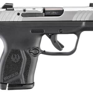 Ruger 13754 LCP Max *CA Complaint 380 ACP 10+1 2.80" Black Oxide Alloy Steel Barrel, Matte Stainless Steel Serrated Slide, Black Polymer Frame, Textured Grip