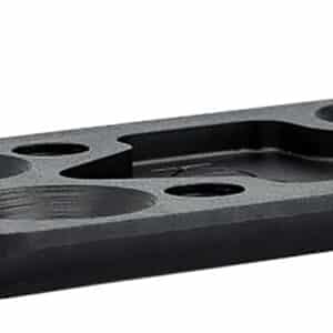 Kimber Mfg.,inc 4200423 KDS9C Dovetail Rear Sight Optic Plates Kit Black/Blank Rear Sight