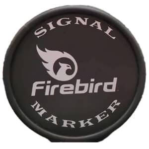 Firebird signal marker for parking lot signage and safety.