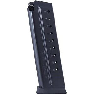 Magnetic handgun magazine holder for secure firearm storage.