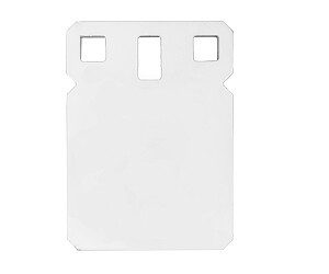 B/C 4" 3/8" STEEL TRGT SQUARE PLATE