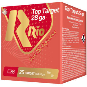 Rio Ammunition RC289 Top Target 28 Gauge 2.75" 3/4 oz 9 Shot 25 Per Box/ 10 Case